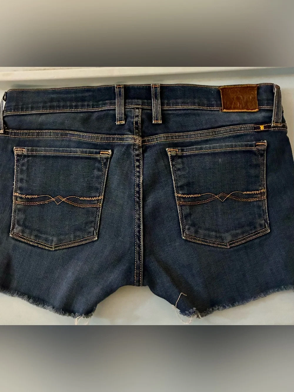 LUCKY  BRAND Dark Blue Distressed Cutoff Jean Shorts🌺